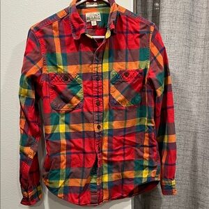 Classic Multicolor Plaid Men's Shirt